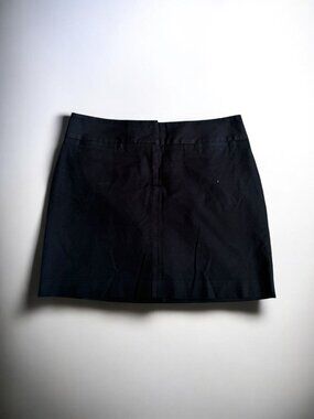 INC Macys Black Stretch Mini Skirt Size 12 Petite